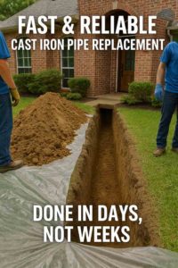Reliable Cast Iron Pipe Replacement