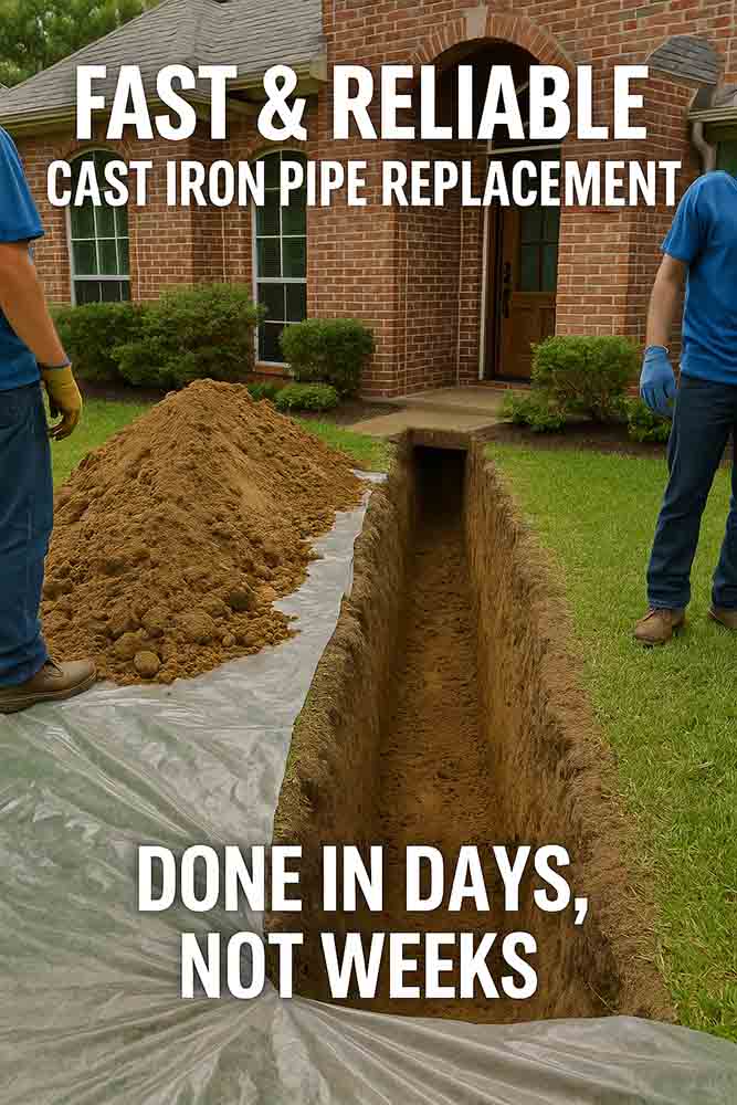 Reliable Cast Iron Pipe Replacement