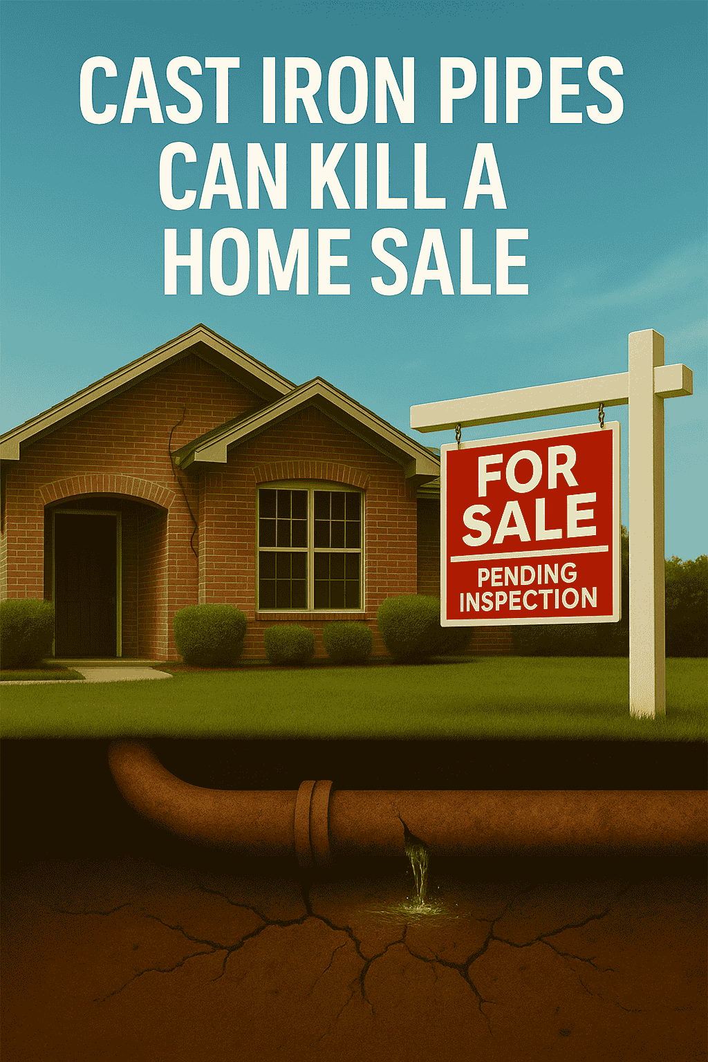 cast iron pipes can kill a home sale