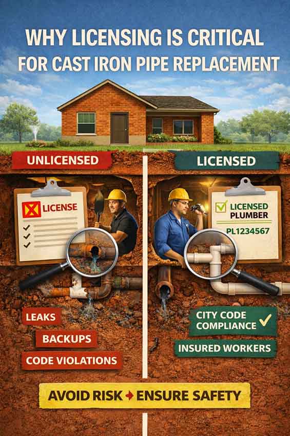 Critical for Cast Iron Pipe Replacement