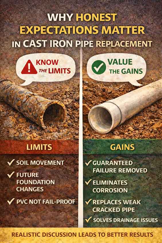 Expectations Matter in Cast Iron Pipe Replacement