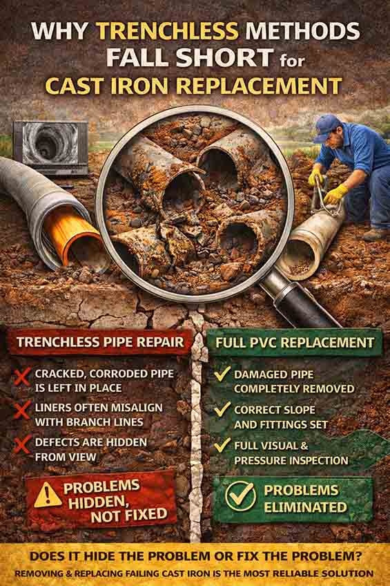 Methods Often Fall Short for Cast Iron Replacement
