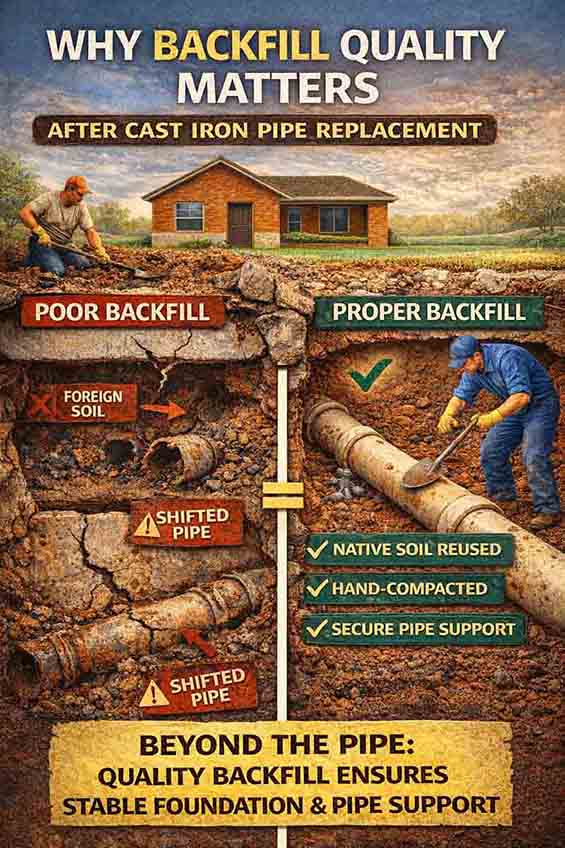 Quality Matters After Cast Iron Pipe Replacement