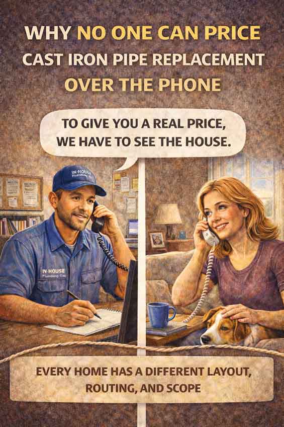 Why No One Can Price Cast Iron Pipe Replacement Over the Phone