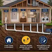 Why Fixture Locations Matter in Cast Iron Pipe Replacement